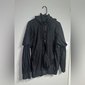 Kill City Windbreaker Hybrid Hooded Men Jacket Black Size Large L